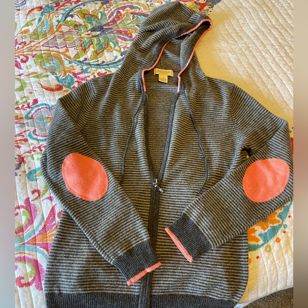 Peck and Peck Cashmere Hoodie Sz M